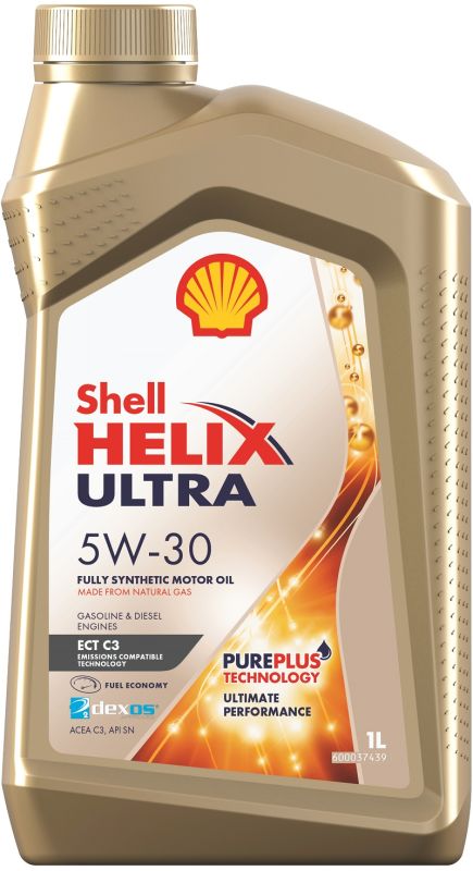 Масло моторное "SHELL" Helix Ultra ECT С3 5W30 (1 л) синт. /550046369/
