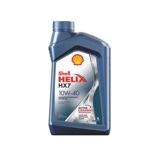 Масло моторное "SHELL" Helix HX7 10W40 (1 л) п/синт. /550051574/