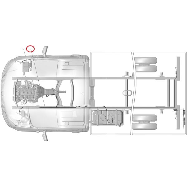 Автопроводка жгут по раме ГАЗель NEXT (ООО "Арзамасское ПО Автопровод"  ГАЗ Оригинал) /А21R22.3724030-31/