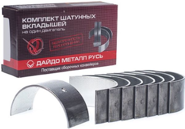 Вкладыши шатунные дв. 406 (0,25) (ООО "Дайдо Металл Русь") /406.1000104-20/