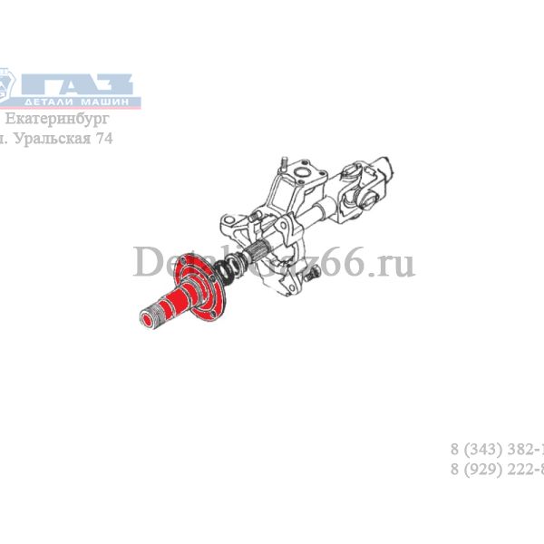 Цапфа перед. моста ГАЗель п/прив. в сб. (ПАО "ГАЗ" Оригинал) /33027-2304080/