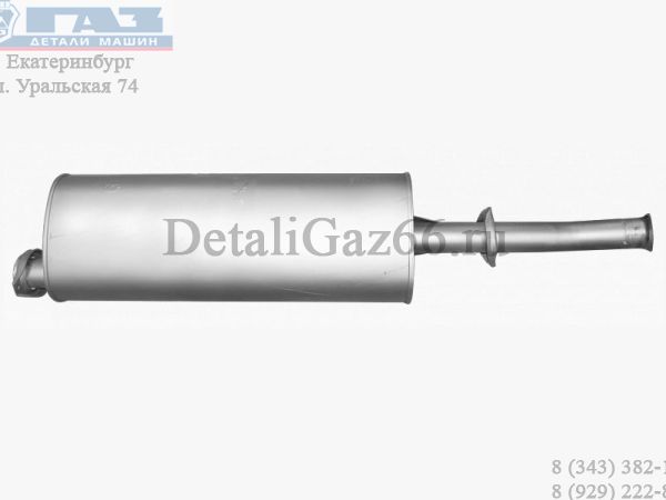 Глушитель ГАЗель дв. Cummins ISF 2.8L  (ИП Копытцов С.В. g-PART) /GP.10510039/