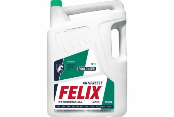 Антифриз "FELIX" Prolonger G-11 10 кг (зеленый) /A30206021/