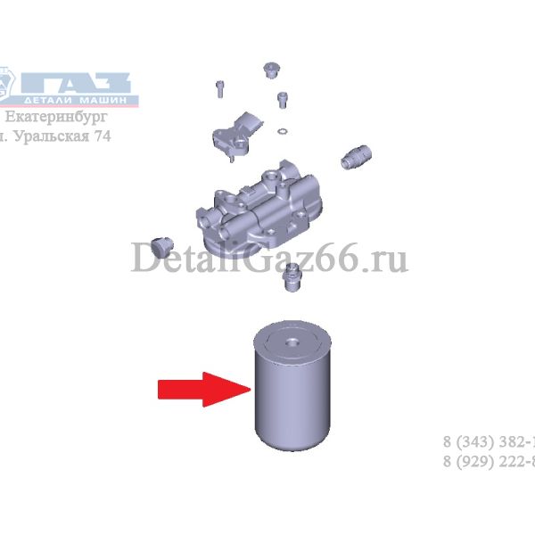Фильтр топл. тонкой очистки ГАЗон NEXT дв. ЯМЗ-534,536 (ДИФА-АВК Оригинал) /536.1117075-01/
