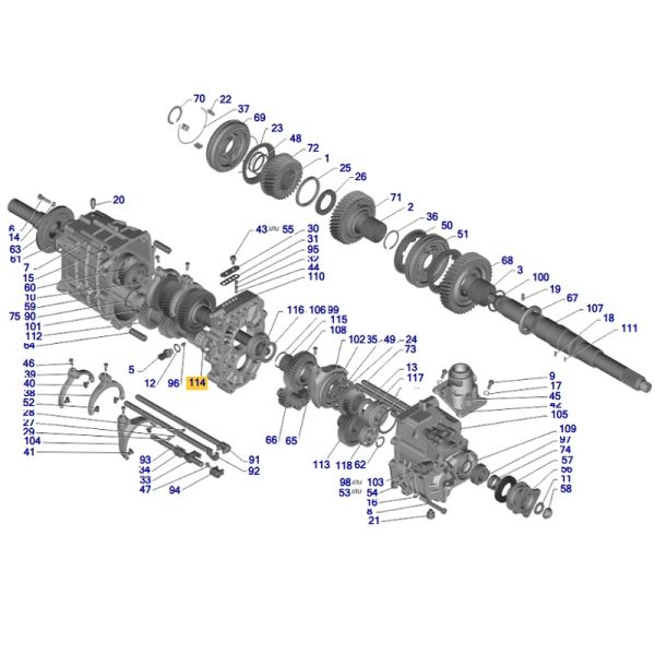 Подшипник 15276 КПП ГАЗель NEXT н/о пром. вала средний (Fersa Bearings S.A., Испания ГАЗ Оригинал) /.F15276/