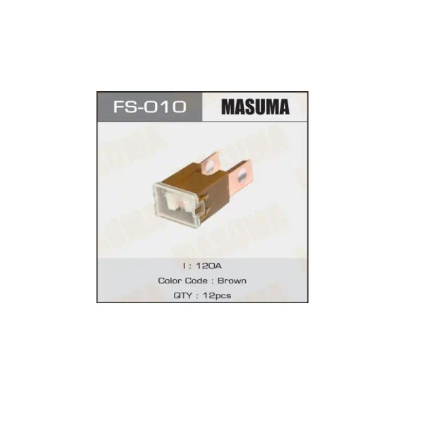 Предохранитель 120 А плоск. "силовой картриджного типа серии FJ14" (Masuma) /Кат.№ FS-010/