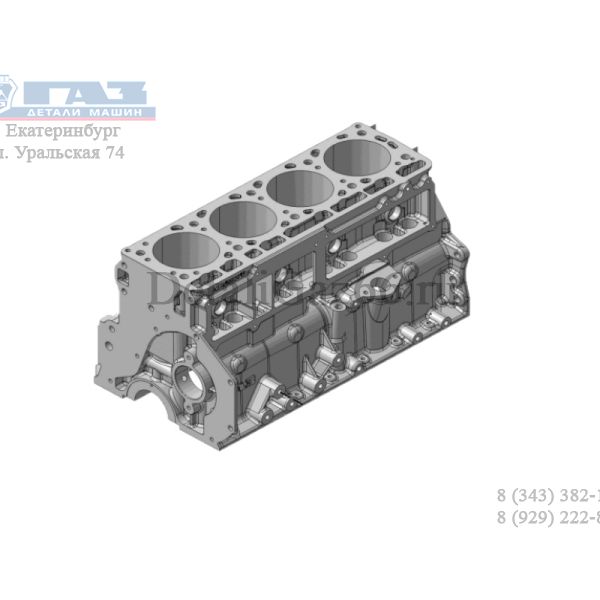 Блок двигателя дв. 305 Evotech ГАЗель NEXT на двигатель с чугун. блоком (АО "Ульяновский моторный завод" ГАЗ Оригинал) /А305.1002155-20/