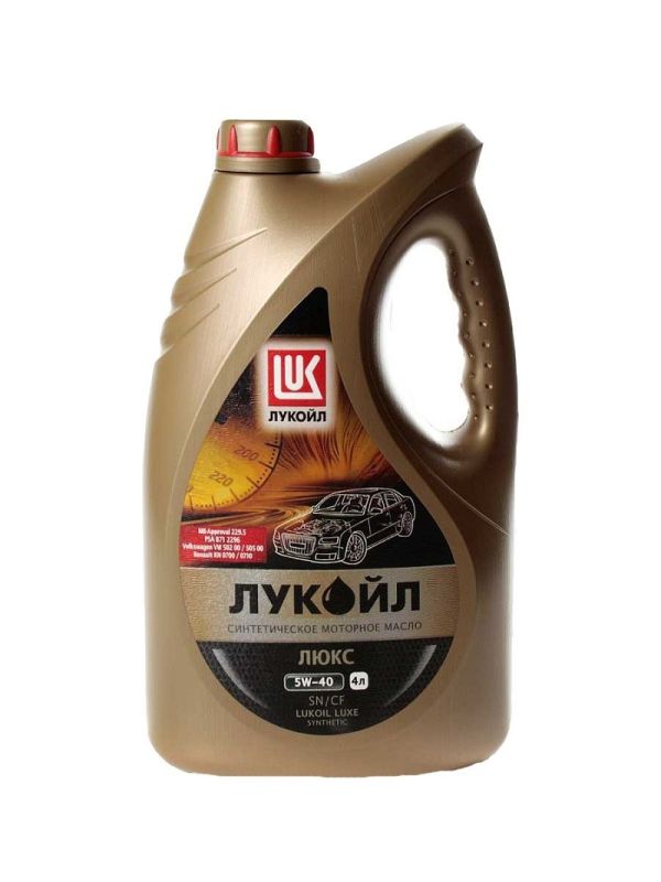 Масло моторное "Лукойл" Люкс 5W40 (4 л) синт. /207465/