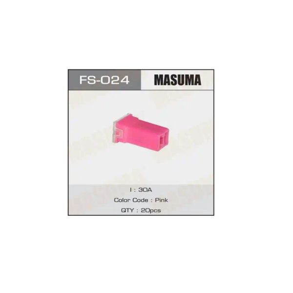 Предохранитель 30 A силовой картриджного типа мини JCASE (Masuma) /FS-024/