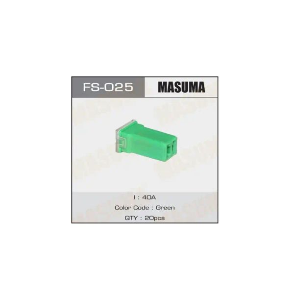 Предохранитель 40 A силовой картриджного типа мини JCASE (Masuma) /FS-025/