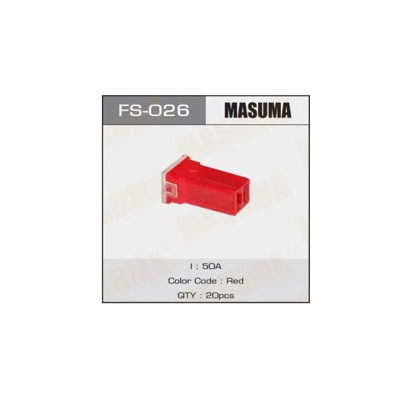 Предохранитель 50 A силовой картриджного типа мини JCASE (Masuma) /FS026/