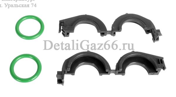 Комплект для подключения радиатора отопителя ГАЗель NEXT, ГАЗон NEXT (LUZAR) /LGS0003/