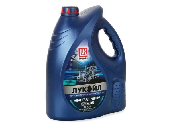 Масло моторное "Лукойл" Авангард Ультра 10W40 (5 л) п/синт. /3655654/