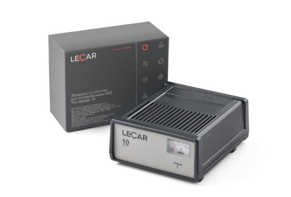 Зарядное устройство для автомобиля LECAR 10 (фирм. упак. LECAR) /LECAR000012006/