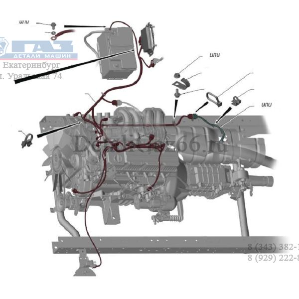 Автопроводка жгут ГАЗель NEXT дв. А274 Evotech (ООО "Арзамасское ПО Автопровод") /А21R23.3761581-17/