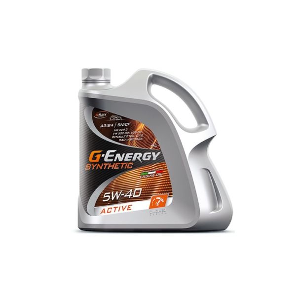 Масло моторное "G-Energy" Synthetic Active 5W-40 (4 л) синт. /253142410/