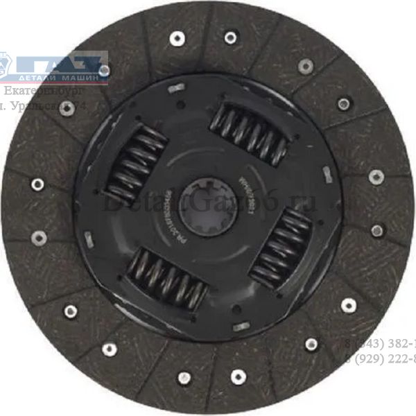 Диск сцепления ГАЗель дв. Cummins ISF 2.8L (WUHU HEFENG CLUTCH CO,LTD", Китай g-PART) /PR.201878005456/