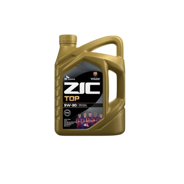 Масло моторное "ZIC" TOP 5W30 API SL ACEA A3/B4 (4 л) синт. /162681/
