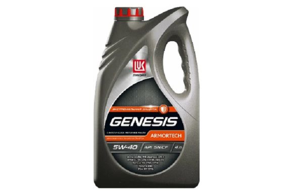 Масло моторное "Лукойл" Genesis Armortech 5W40 API SQ (4 л) синт. /2255948/