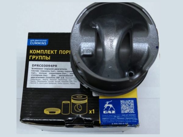 Поршень дв. Cummins ISF 2.8L ЕВРО-5 ГАЗель в сб. (международная торговая компания стар космос G-PART) /DFRC03094PR/