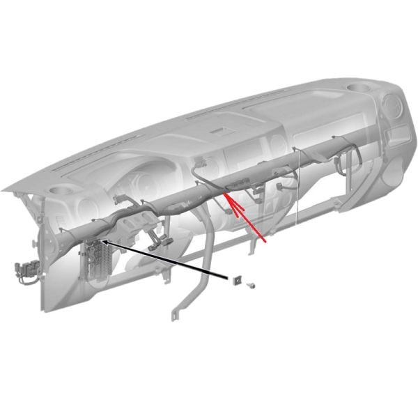Автопроводка жгут ГАЗель NEXT дв. 275 Evotech ЕВРО-5 панели приборов (ООО "Арзамасское ПО Автопровод"  ГАЗ Оригинал) /А21R25.3724229-01/