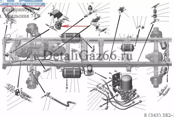 Модулятор АБС ГАЗон NEXT (WABCO Austria Ges.m.b.H, Австрия) /4721950660/