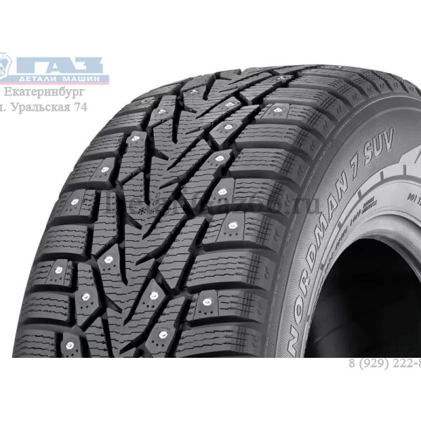 Автошина 235/60 R18 107T TL Nokian Nordman 7 SUV (б/к) (шип)