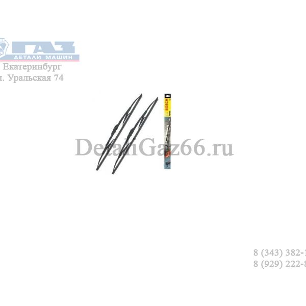 Щетка ст/оч каркасная 600 мм с форсункой (к-т 2 шт.) (грузовая) (BOSCH) /3397118309/