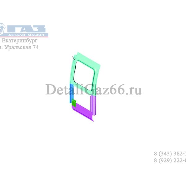 Панель боковины ГАЗель-33023 внутр. прав. (ООО "Автомобильный завод "ГАЗ") /33023-5401050/