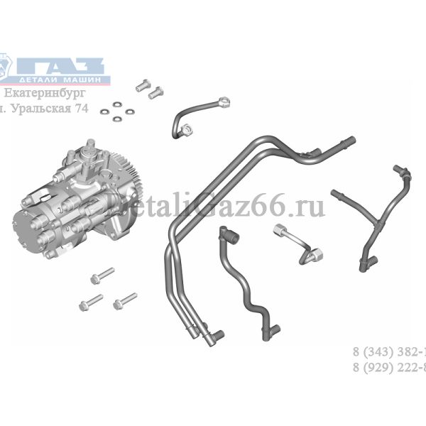Комплект для замены ТНВД Bosch 5341.1111008 на ТНВД ЯЗДА 53443.1111008-30 (ПАО "Автодизель"(ЯМЗ)) /5340.3906007/