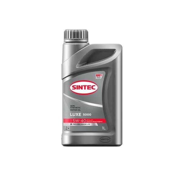 Масло моторное "SINTEC" LUXE 5000 5W40 API SL/CF (1 л) синт. /600236/