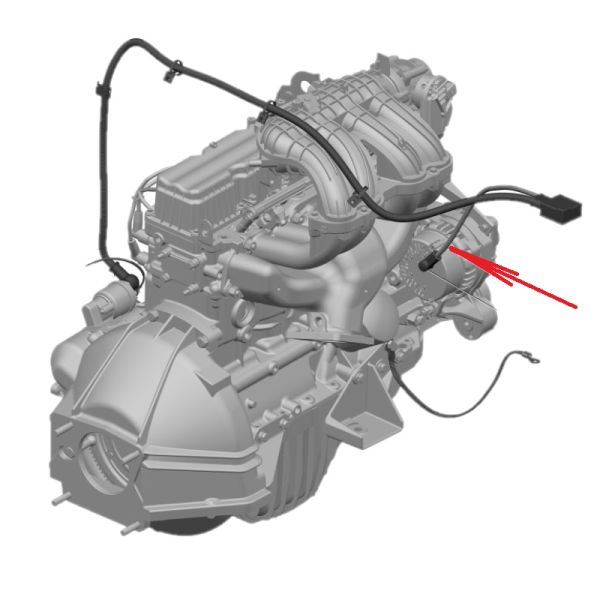 Провод к генератору ГАЗель NEXT дв. А274 Evotech (ООО "Арзамасское ПО Автопровод"  ГАЗ Оригинал) /А21R23.3724377-10/