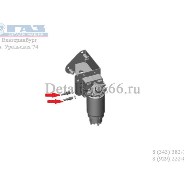 Штуцер м16х1,5 топл. фильтра грубой очистки ГАЗон NEXT (ПАО "ГАЗ") /33098-1104111/