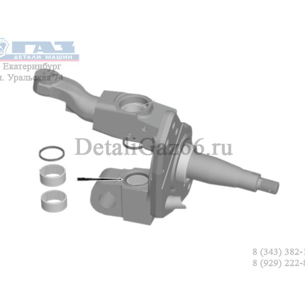 Кулак поворотный ГАЗон NEXT (10 т.) левый (ПАО "ГАЗ") /С40R13-3001013-10/