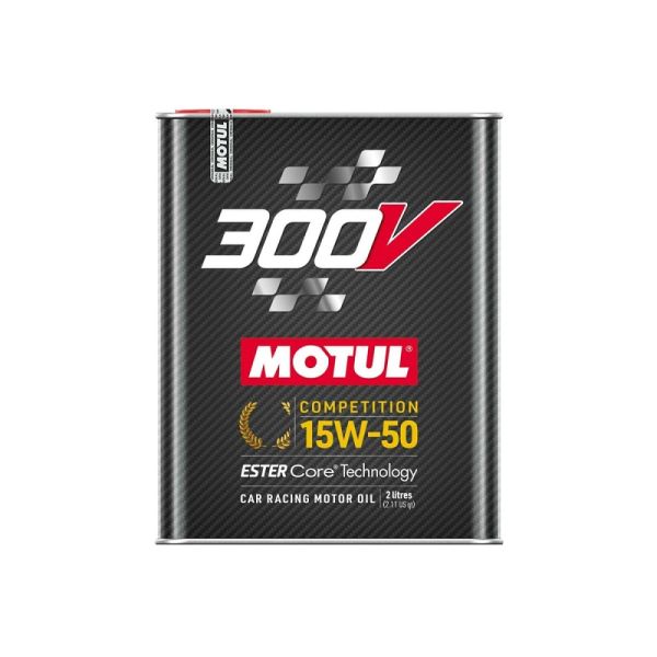 Масло моторное "MOTUL" 300 V Competition 15W50 (2 л) синт. /110860/