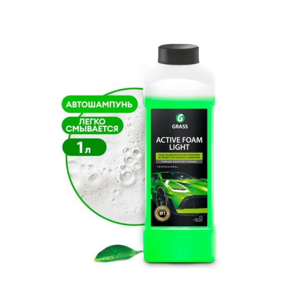 Моющее средство "Active Foam Light" (канистра 1 л) (GRASS) /132100/