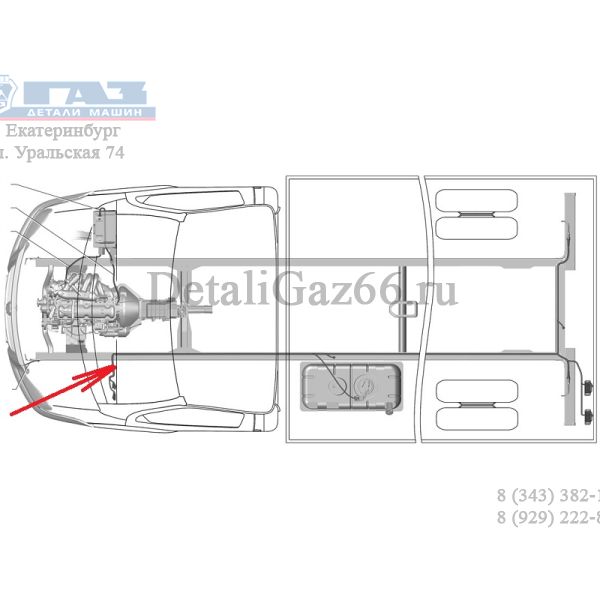 Автопроводка жгут по раме ГАЗ (ООО "Арзамасское ПО Автопровод"  ГАЗ Оригинал) /3302.3724030-100/
