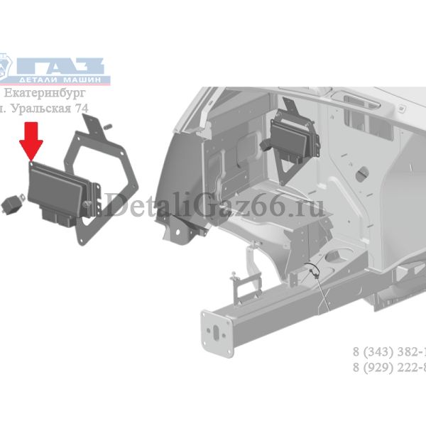 Блок управления ГАЗель дв. УМЗ-А3055 Evotech CNG ЕВРО-5 (ООО "Мика-Мотор") /А21R26.3763000/