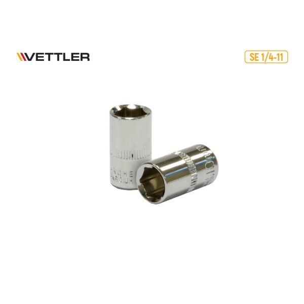 Головка 1/4" 10 мм 6 гр. (VETTLER) /SE 1/4-10/