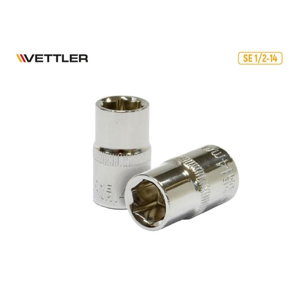 Головка 1/2" 14 мм 6 гр. (VETTLER) /SE 1/2-14/