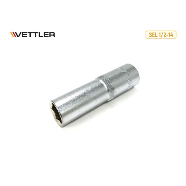 Головка 1/2" 14 мм 6 гр.удлиненная (VETTLER) /SEL 1/2-14/