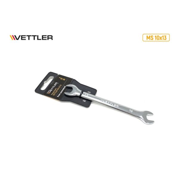 Ключ гаечный двухсторонний 10*13 (VETTLER) /MS 10x13/
