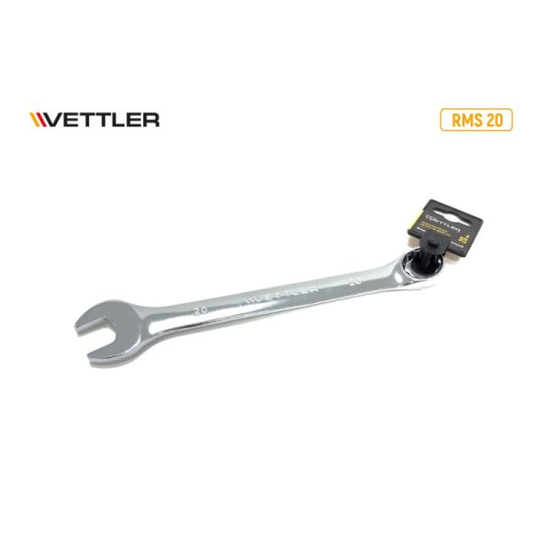 Ключ комбинированный 20*20 рожково-накидной.(VETTLER) /RMS 20/