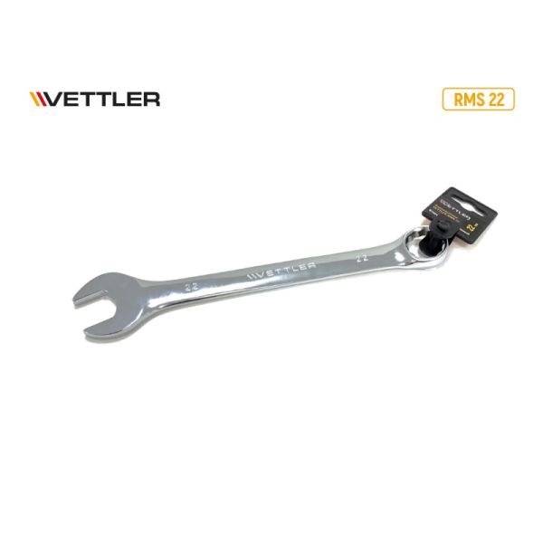 Ключ комбинированный 22*22 рожково-накидной (VETTLER) /RMS 22/