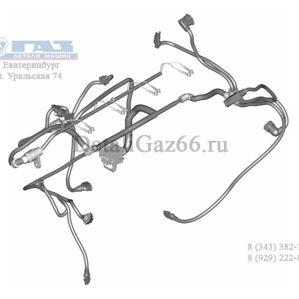 Автопроводка жгут ГАЗон NEXT дв. 53443 (ПАО "Автодизель" (ЯМЗ)) /53443.3724012-20/