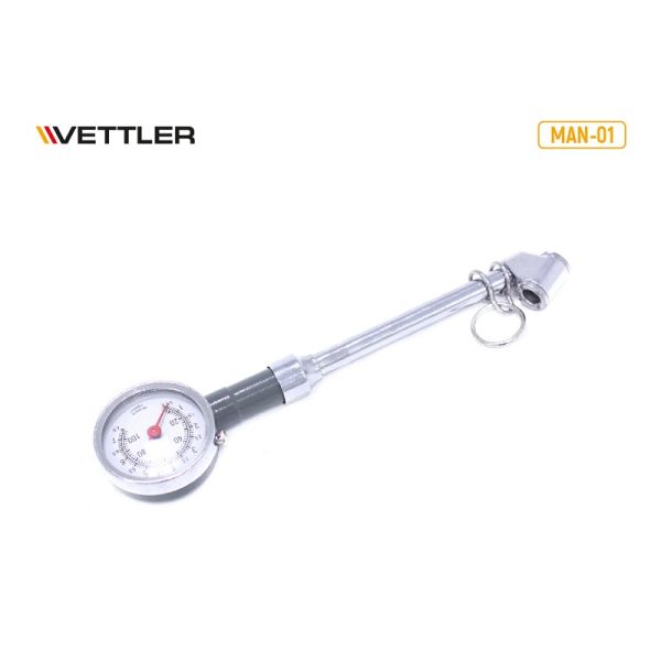 Манометр шин 7 атм стрелочный  (VETTLER) /MAN-01/