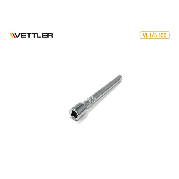 Удлинитель 1/4" 100 мм (VETTLER) / VL 1/4-100/