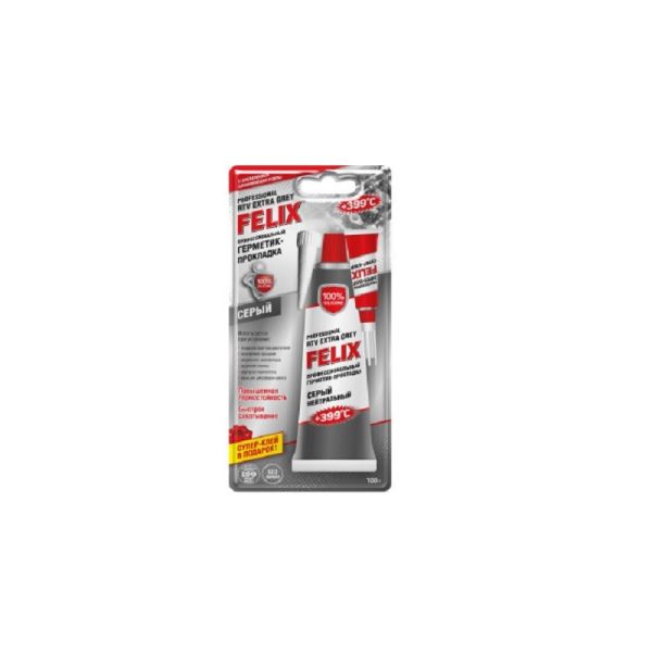 Герметик прокладка "FELIX" (серый) (100 гр) /411040110/
