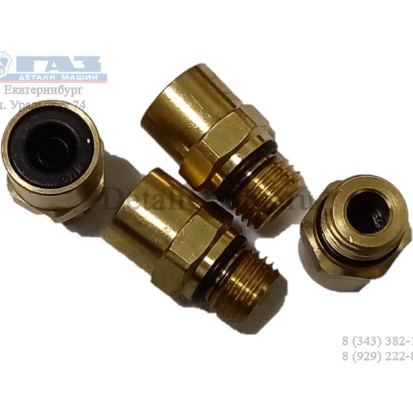 Фитинг прямой рессоры пневматической ГАЗон NEXT М14Х1.5 (ООО "ПИТ"  Camozzi) /.95128-М14Х1.5/