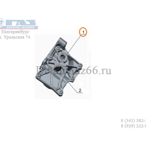 Прокладка теплообменника №1 дв. серии "G" (Foton ГАЗ Оригинал) /.РМ40005012/